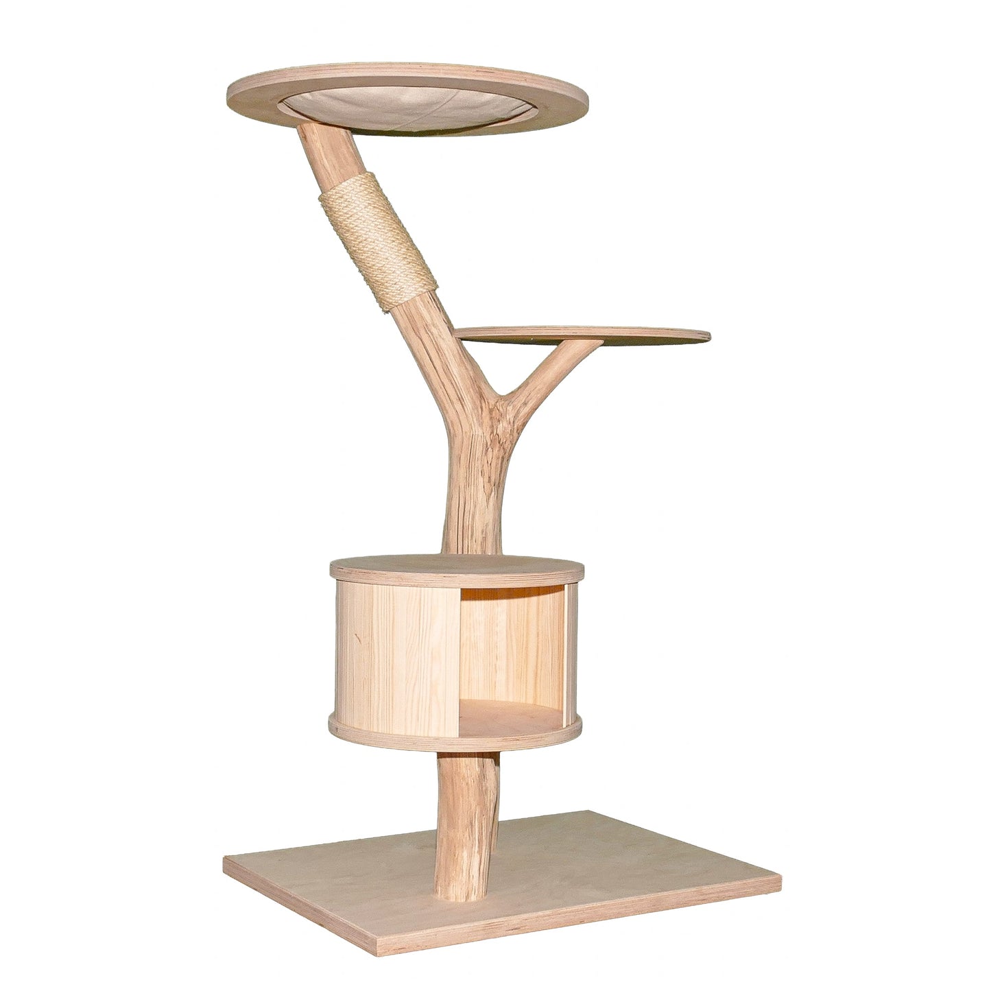 Natural Cat Tree 4635 Cat Tree Natural Wood Design 135 cm high