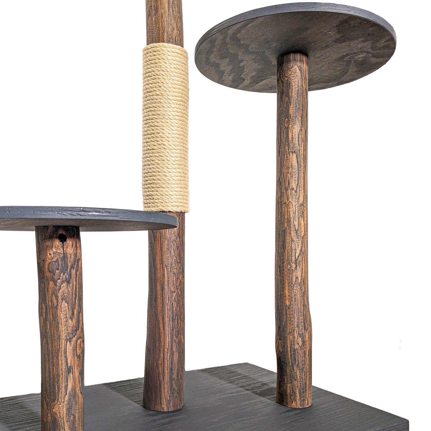 Outdoor Natural Cat Tree CA0037 Cat Tree Natural Wood Design 125 cm high