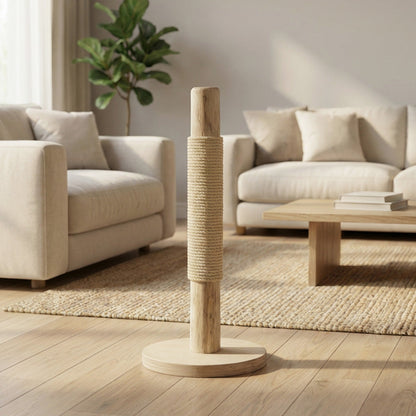 Scratching Post CS0016 Natural Wood Design Cat Tree 85 cm high Natural Cat Tree