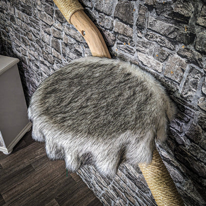 Wall-Mounted Natural Cat Tree 270 cm lang Cat Tree Natural Wood Design