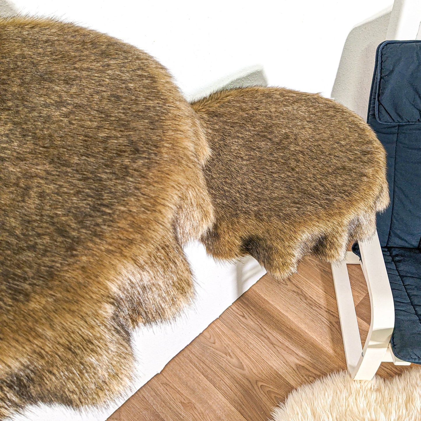 Wall-Mounted Cat Tree 160 cm Length Cat Tree Natural Wood Design