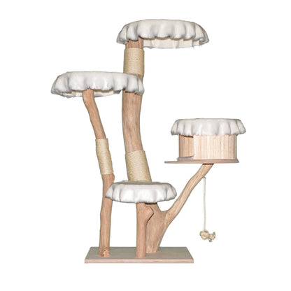 Natural Cat Tree 4629 Cat Tree Natural Wood Design 173 cm high