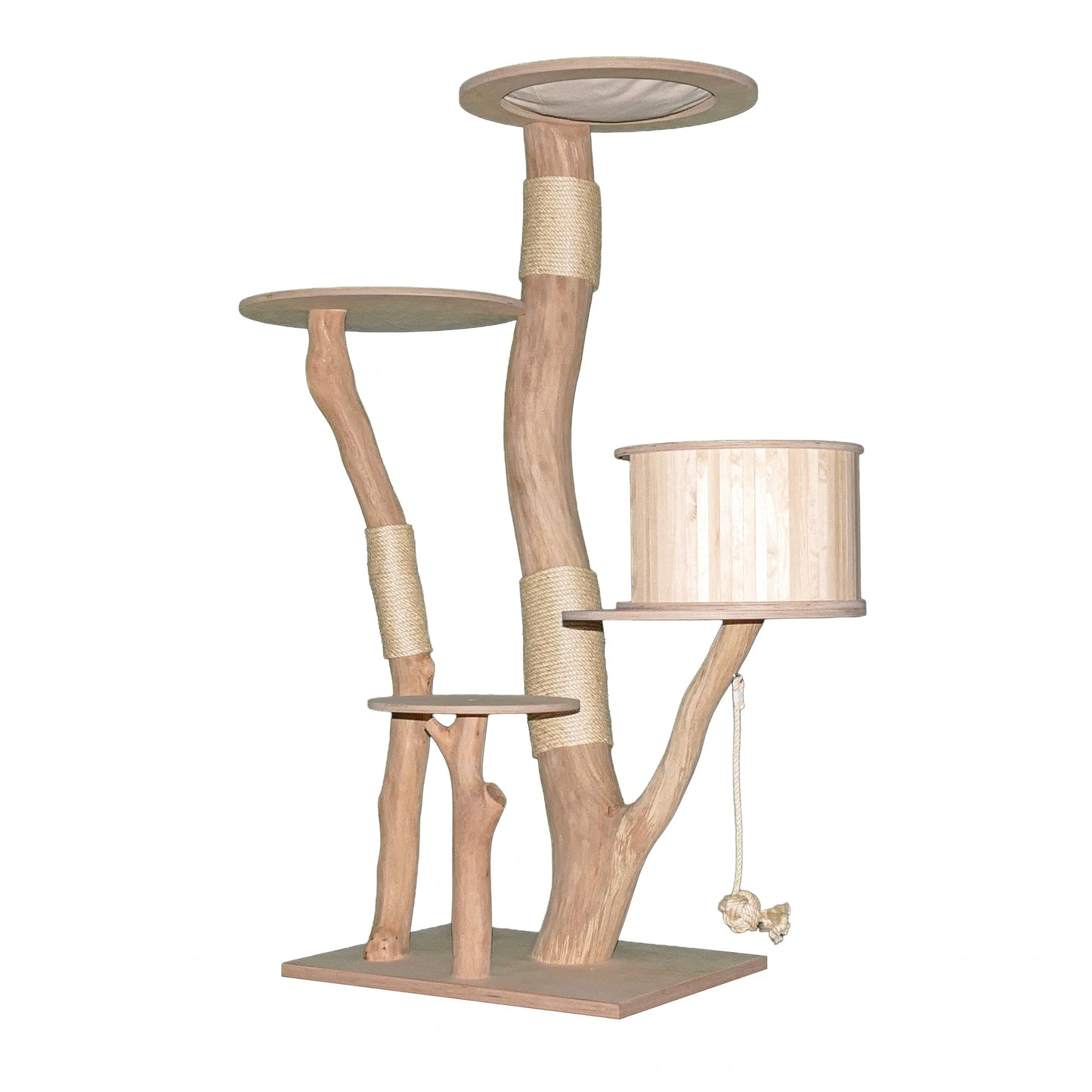 Natural Cat Tree 4629 Cat Tree Natural Wood Design 173 cm high