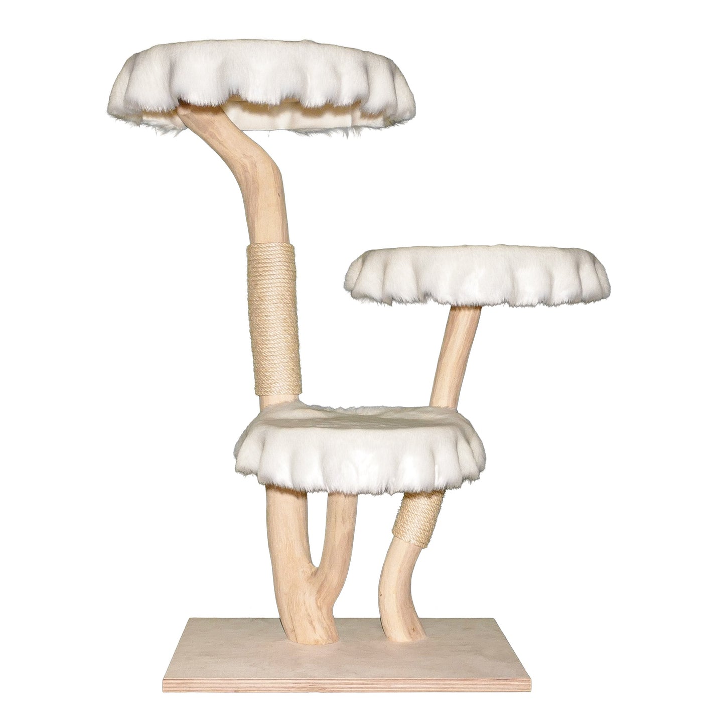 Natural Cat Tree 4631 Cat Tree Natural Wood Design 135 cm high