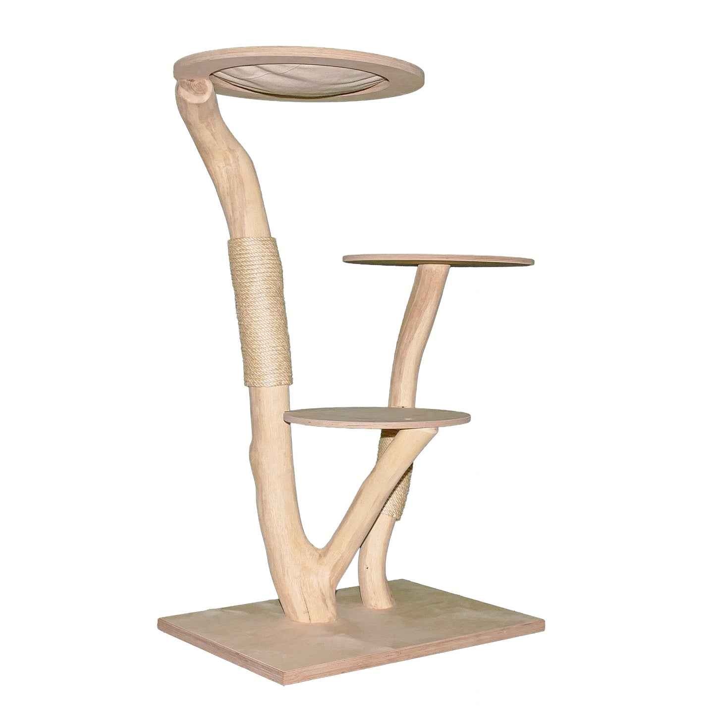 Natural Cat Tree 4631 Cat Tree Natural Wood Design 135 cm high