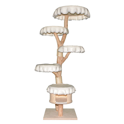 Natural Cat Tree 4633 Cat Tree Natural Wood Design 190 cm high