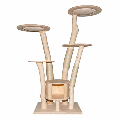 Natural Cat Tree 4634 Cat Tree Natural Wood Design 172 cm high