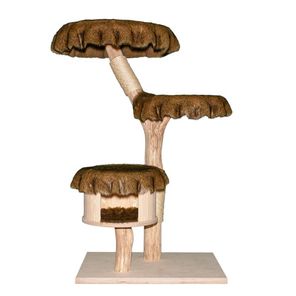 Natural Cat Tree 4635 Cat Tree Natural Wood Design 135 cm high