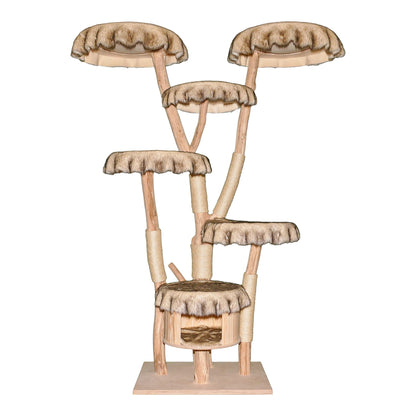 Natural Cat Tree 4637 Cat Tree Natural Wood Design 205 cm high
