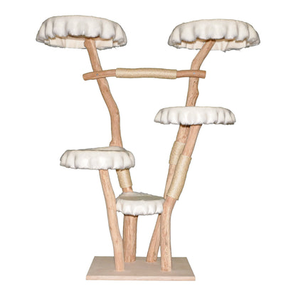 Natural Cat Tree 4639 Cat Tree Natural Wood Design 185 cm high