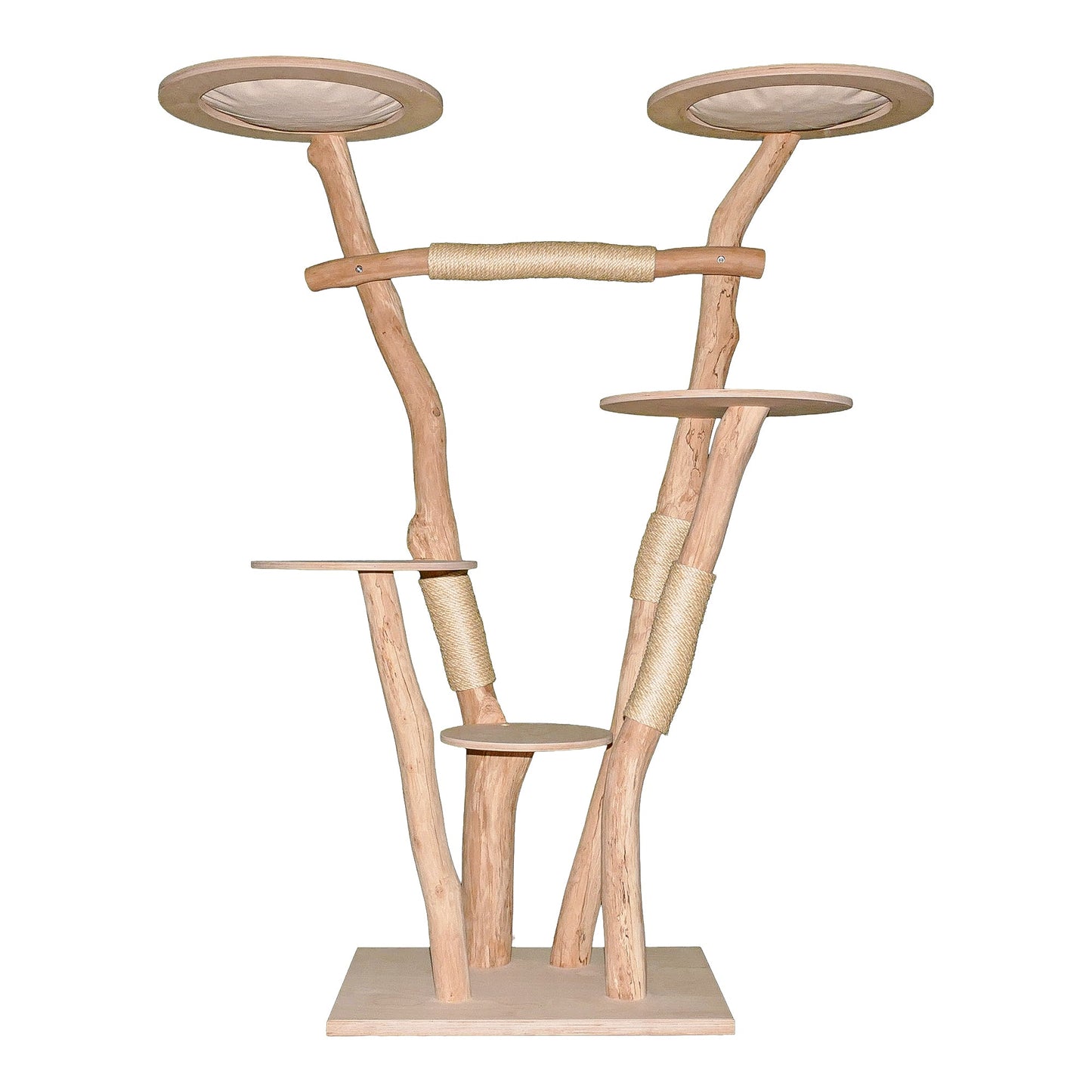 Natural Cat Tree 4639 Cat Tree Natural Wood Design 185 cm high