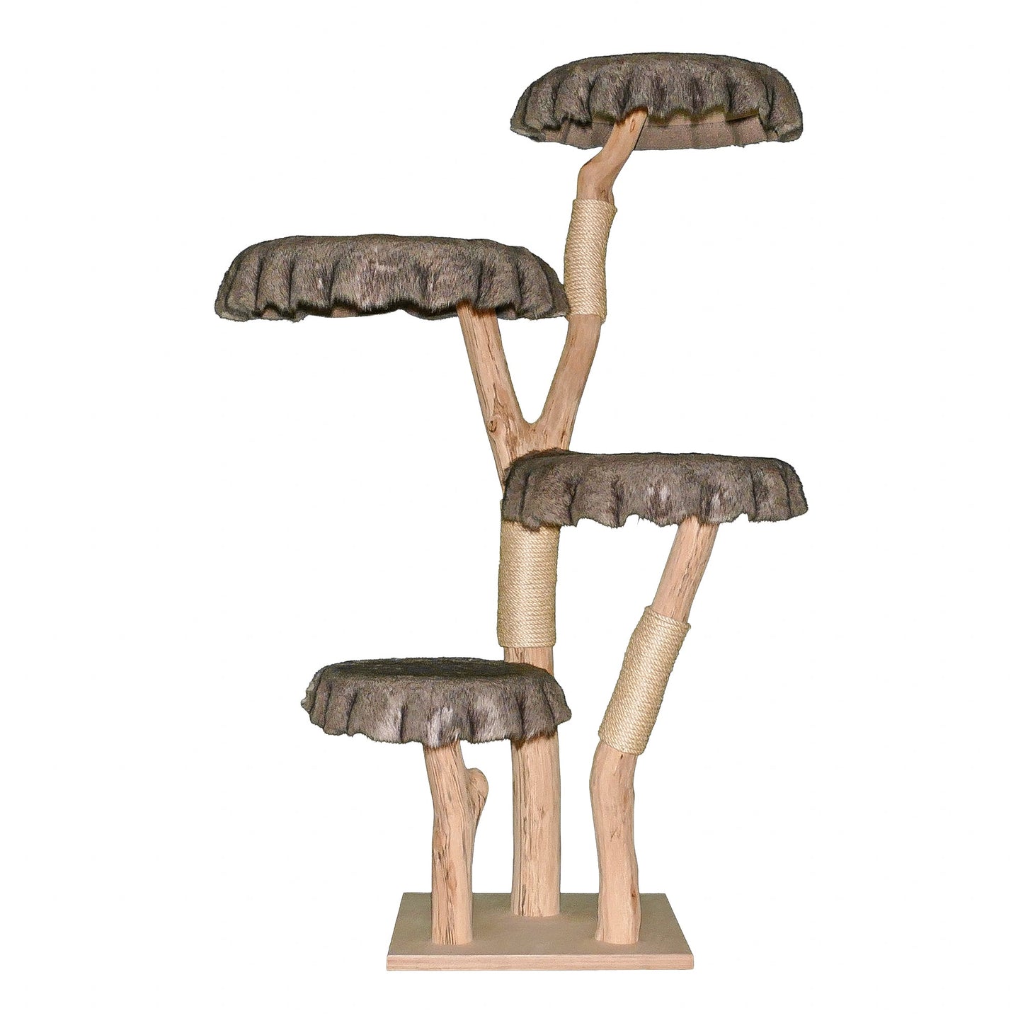 Natural Cat Tree 4640 Cat Tree Natural Wood Design 173 cm high