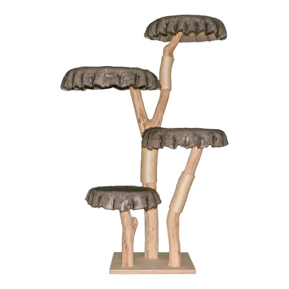 Natural Cat Tree 4640 Cat Tree Natural Wood Design 173 cm high