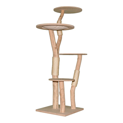 Natural Cat Tree 4640 Cat Tree Natural Wood Design 173 cm high