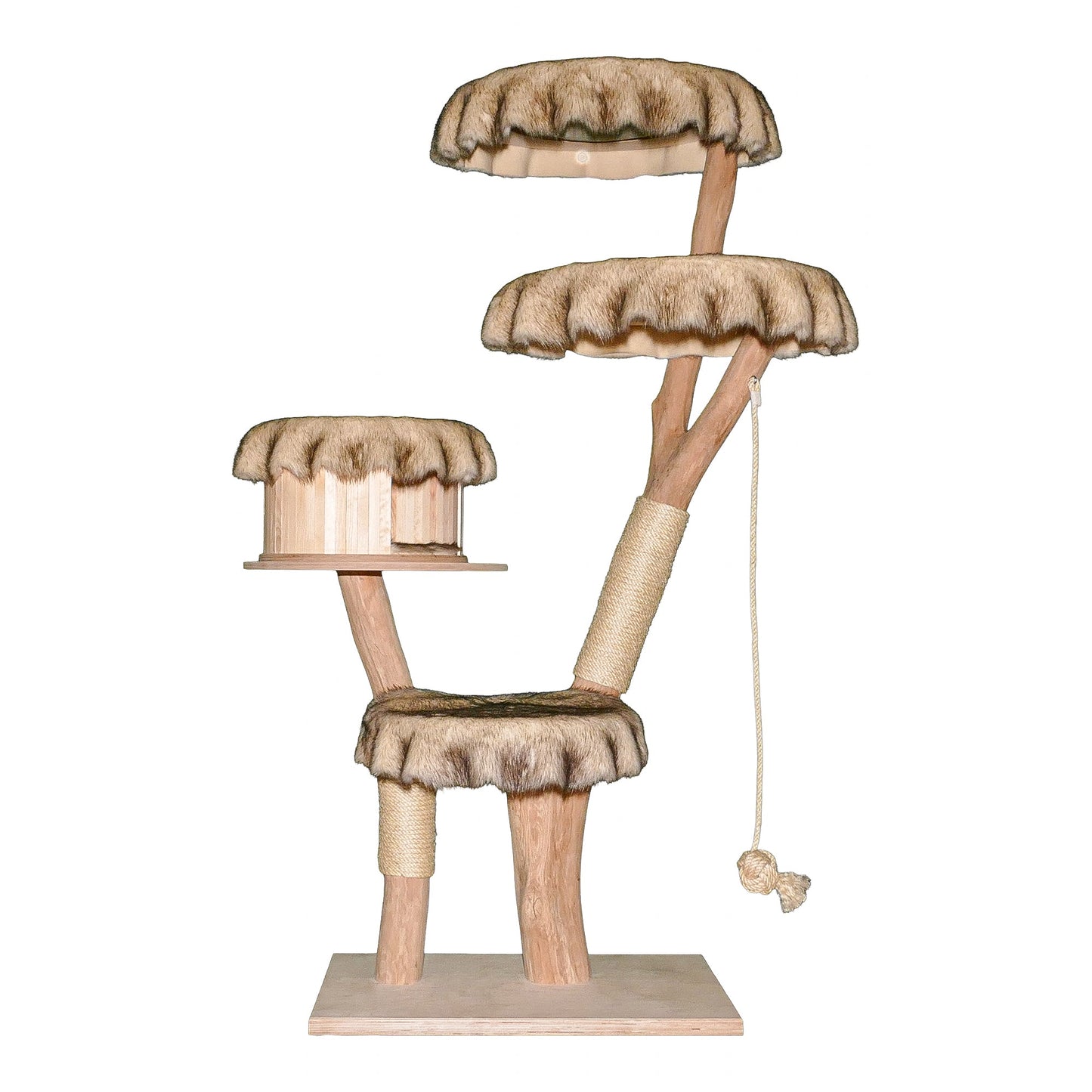 Natural Cat Tree 4641 Cat Tree Natural Wood Design 175 cm high