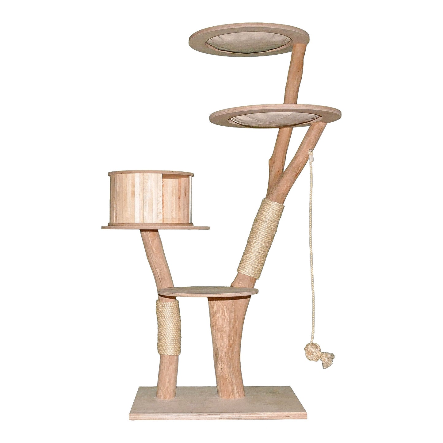 Natural Cat Tree 4641 Cat Tree Natural Wood Design 175 cm high