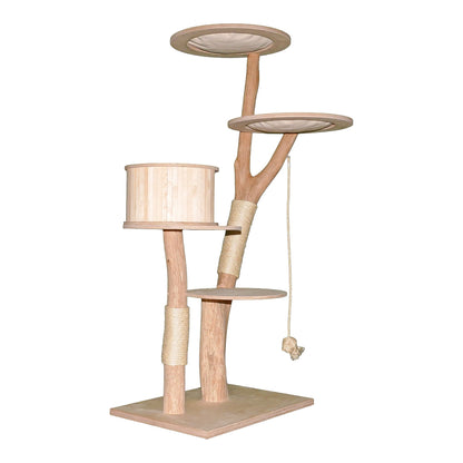 Natural Cat Tree 4641 Cat Tree Natural Wood Design 175 cm high