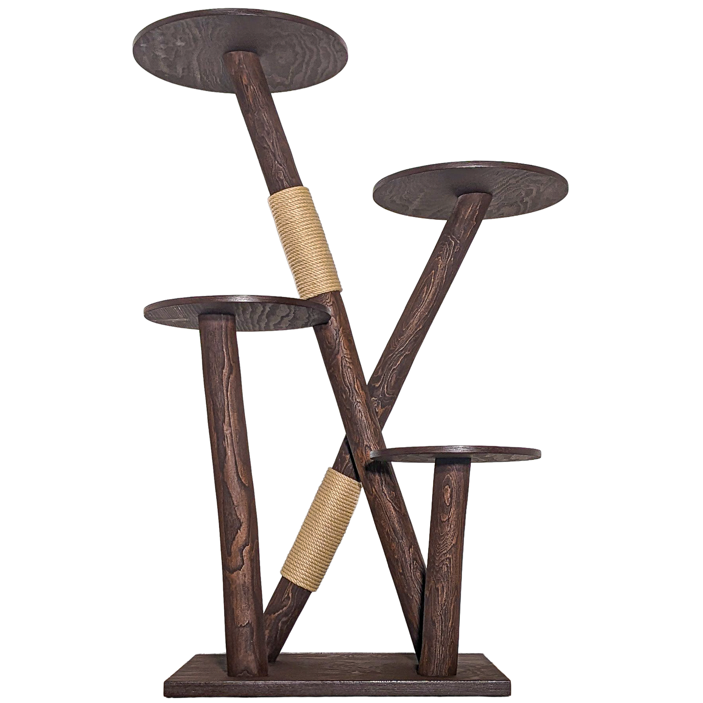 Outdoor Natural Cat Tree CA0033 Cat Tree Natural Wood Design 160 cm high