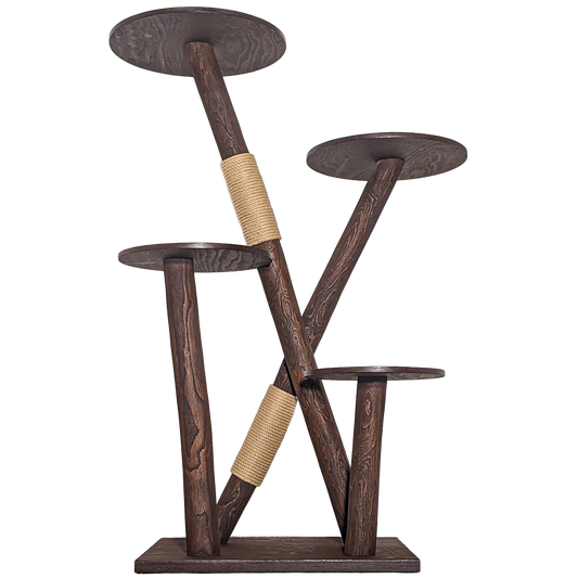 Outdoor Natural Cat Tree CA0033 Cat Tree Natural Wood Design 160 cm high