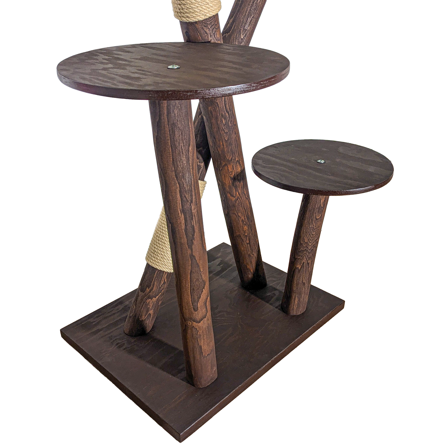 Outdoor Natural Cat Tree CA0033 Cat Tree Natural Wood Design 160 cm high