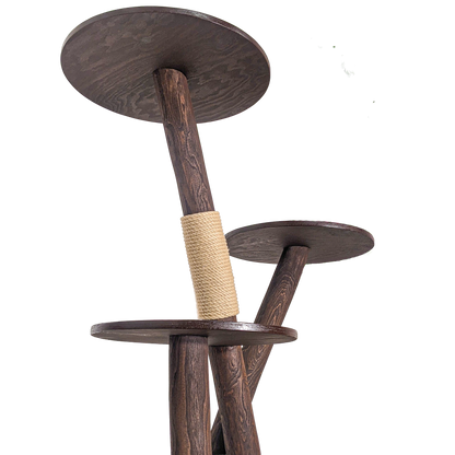 Outdoor Natural Cat Tree CA0033 Cat Tree Natural Wood Design 160 cm high