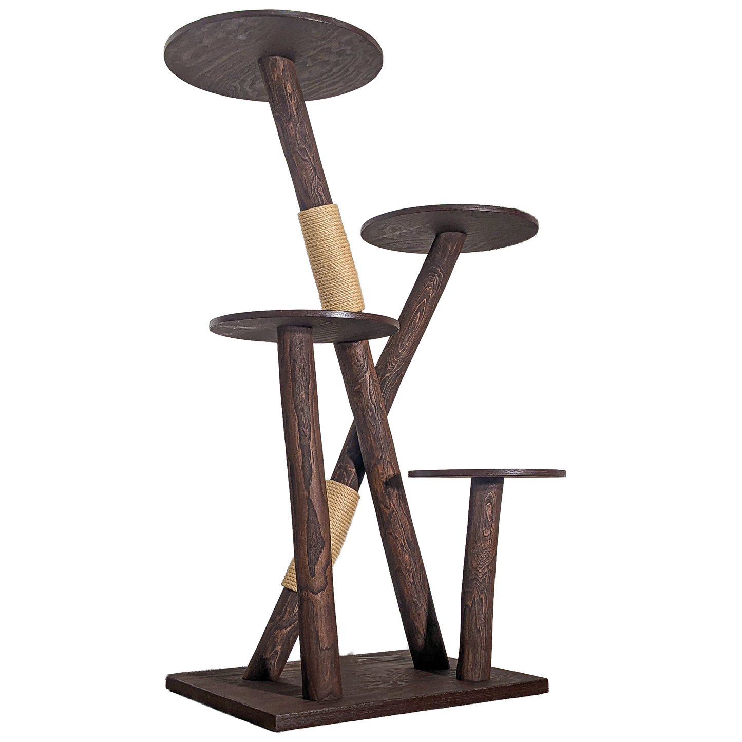 Outdoor Natural Cat Tree CA0033 Cat Tree Natural Wood Design 160 cm high
