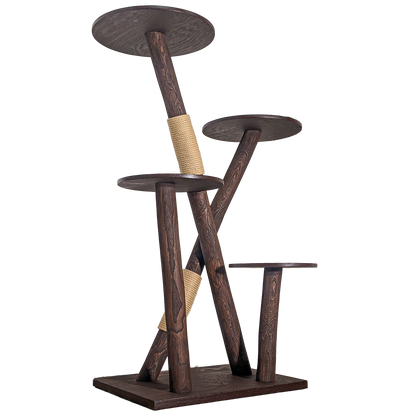 Outdoor Natural Cat Tree CA0033 Cat Tree Natural Wood Design 160 cm high