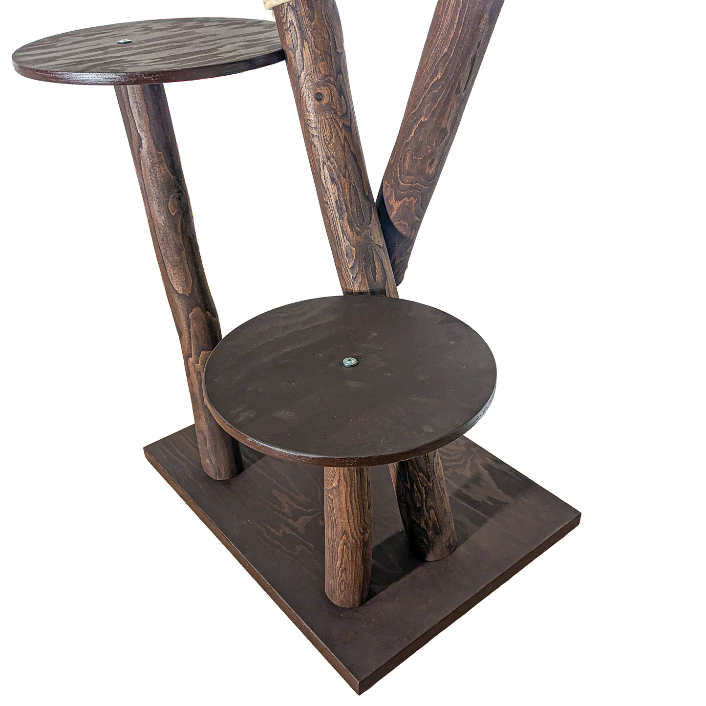 Outdoor Natural Cat Tree CA0033 Cat Tree Natural Wood Design 160 cm high