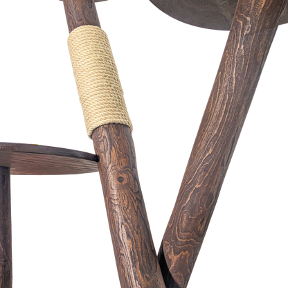 Outdoor Natural Cat Tree CA0033 Cat Tree Natural Wood Design 160 cm high