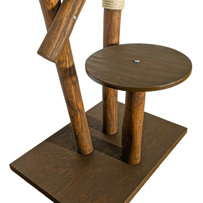 Outdoor Natural Cat Tree CA0034 Cat Tree Natural Wood Design 155 cm high