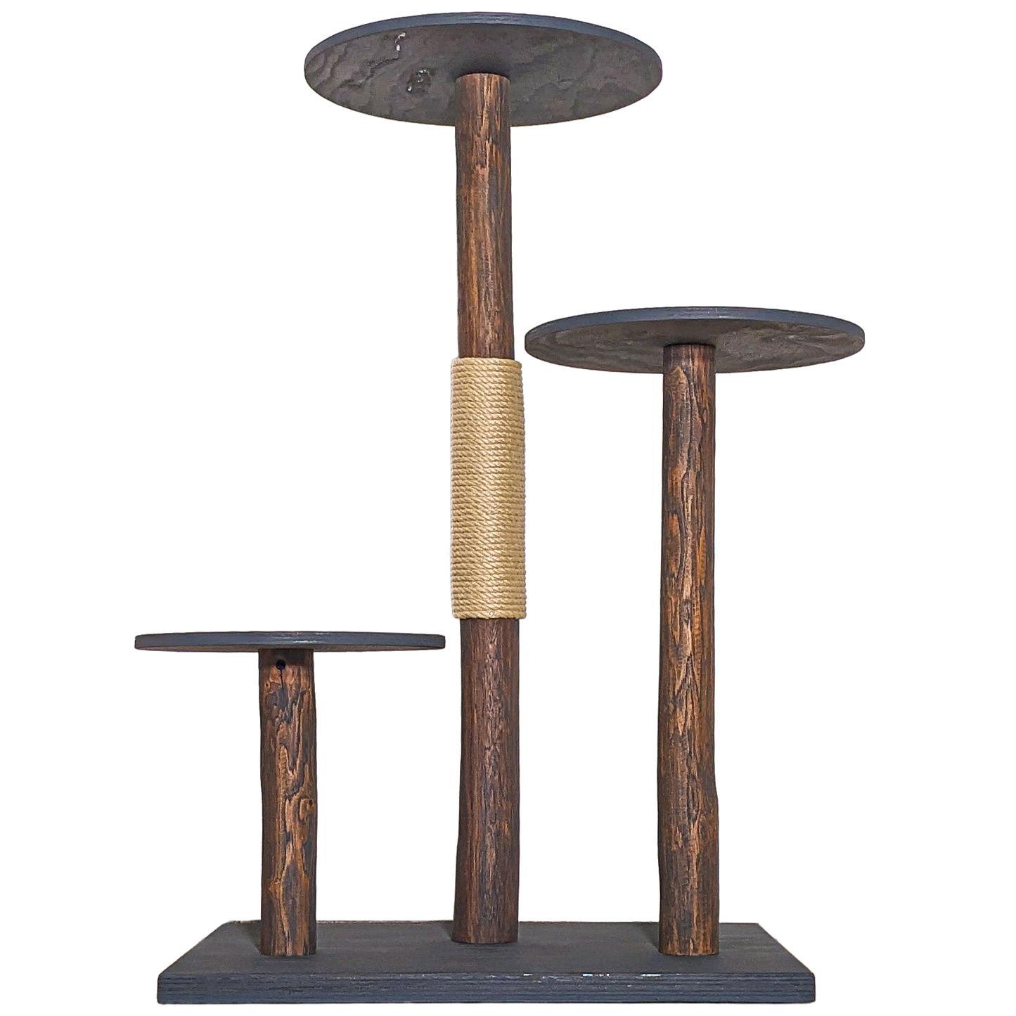 Outdoor Natural Cat Tree CA0037 Cat Tree Natural Wood Design 125 cm high