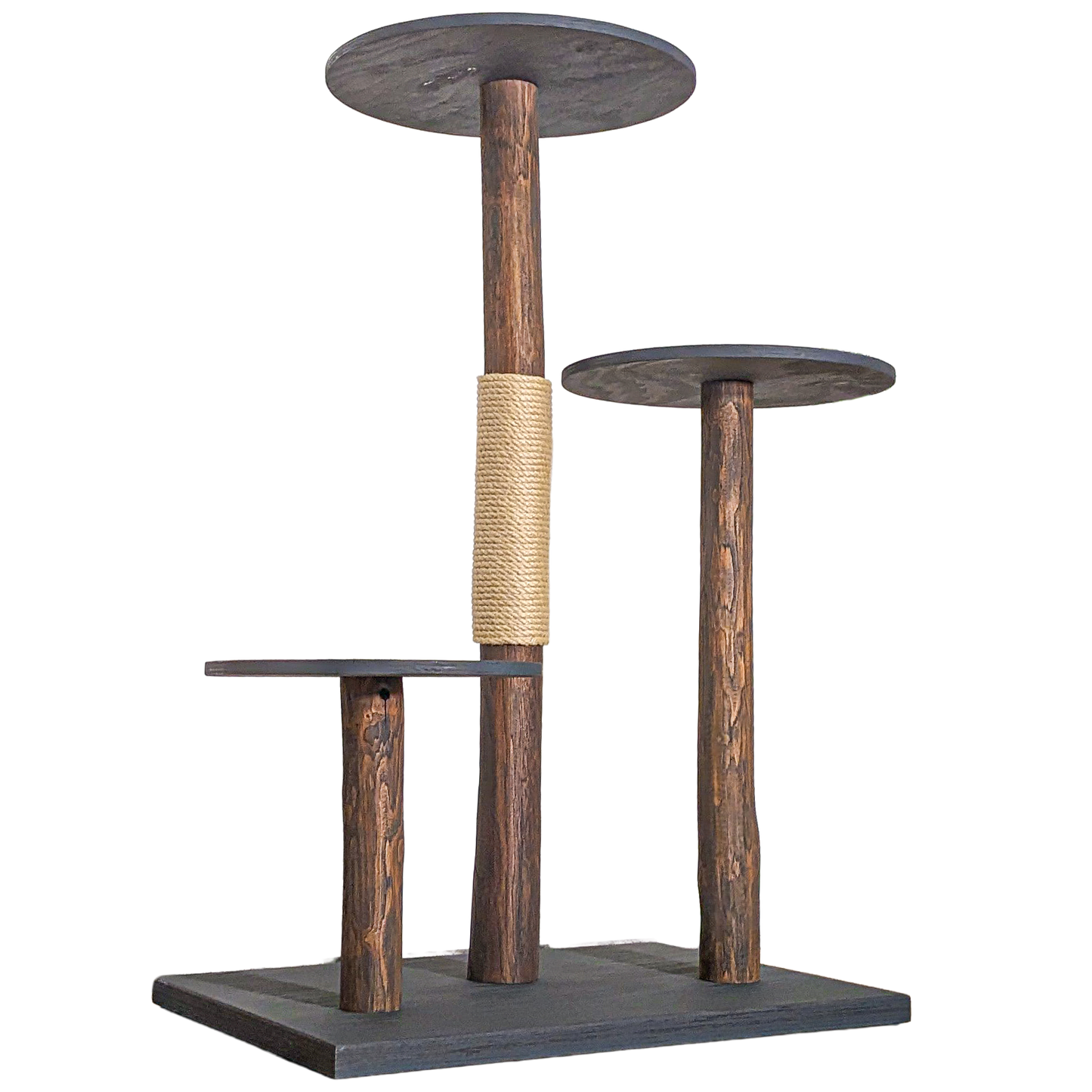 Outdoor Natural Cat Tree CA0037 Cat Tree Natural Wood Design 125 cm high