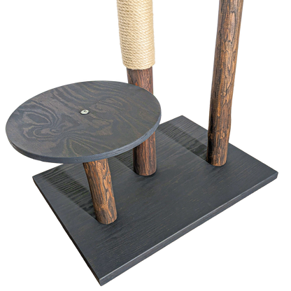 Outdoor Natural Cat Tree CA0037 Cat Tree Natural Wood Design 125 cm high