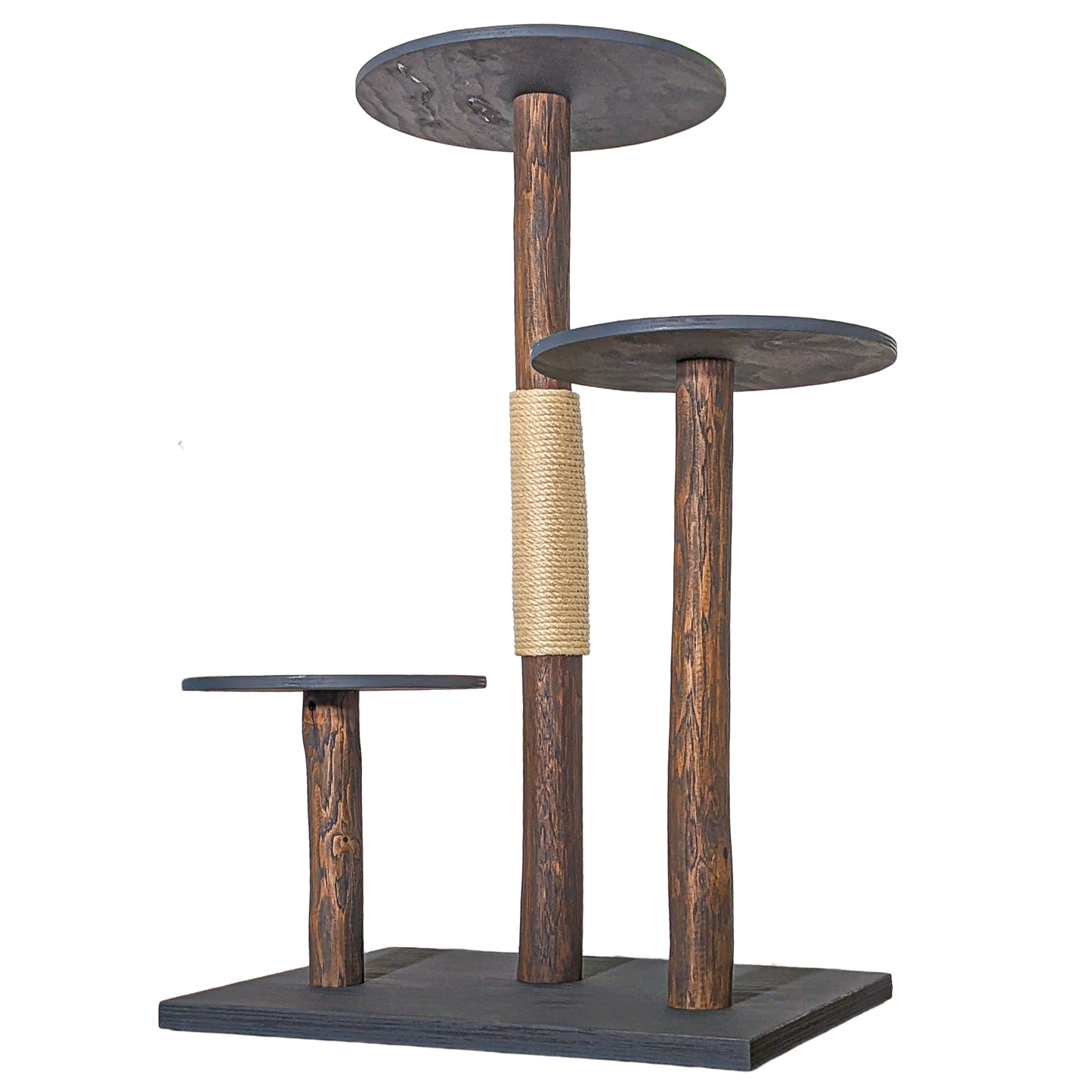 Outdoor Natural Cat Tree CA0037 Cat Tree Natural Wood Design 125 cm high