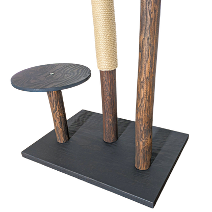 Outdoor Natural Cat Tree CA0037 Cat Tree Natural Wood Design 125 cm high