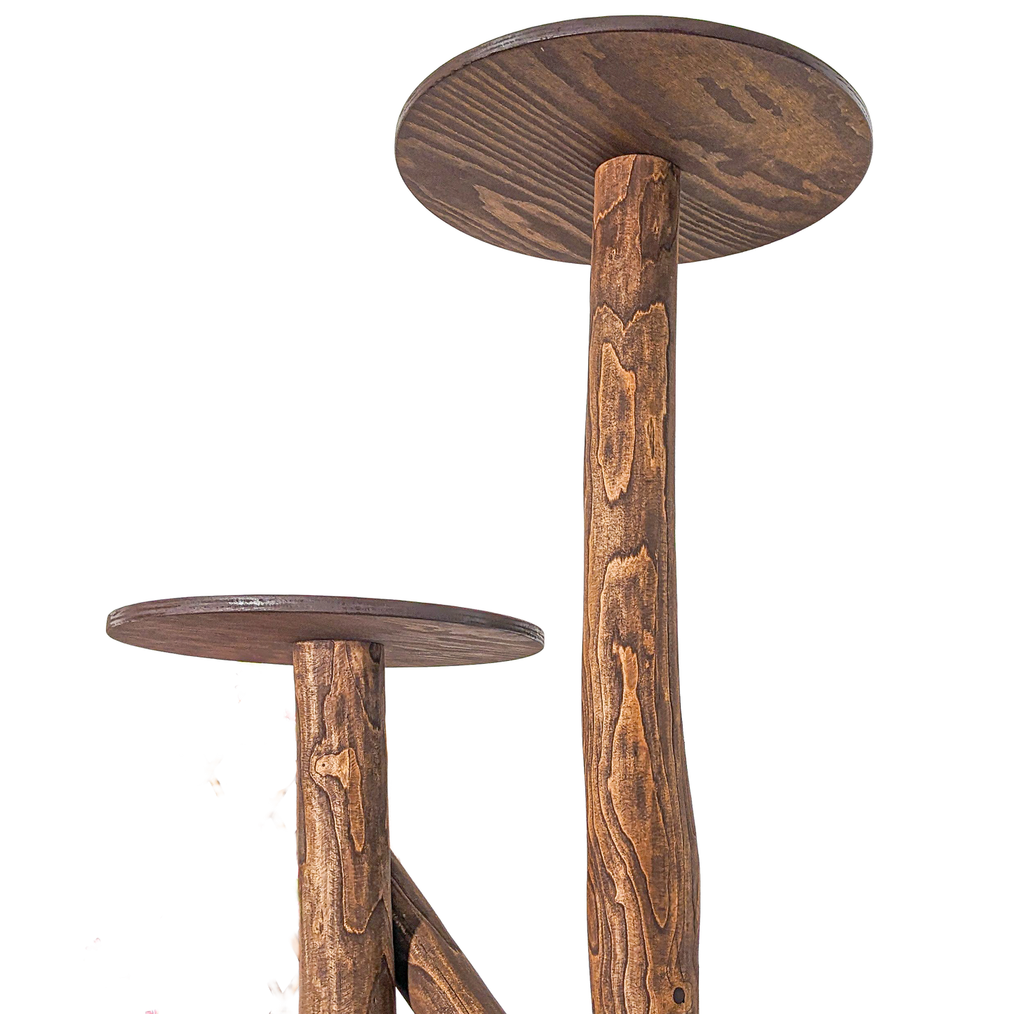 Outdoor Natural Cat Tree CA0038 Cat Tree Natural Wood Design 155 cm high