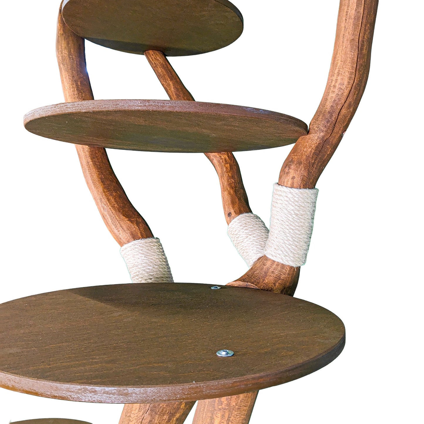 Outdoor Natural Cat Tree 4551 Cat Tree Natural Wood Design 195 cm high