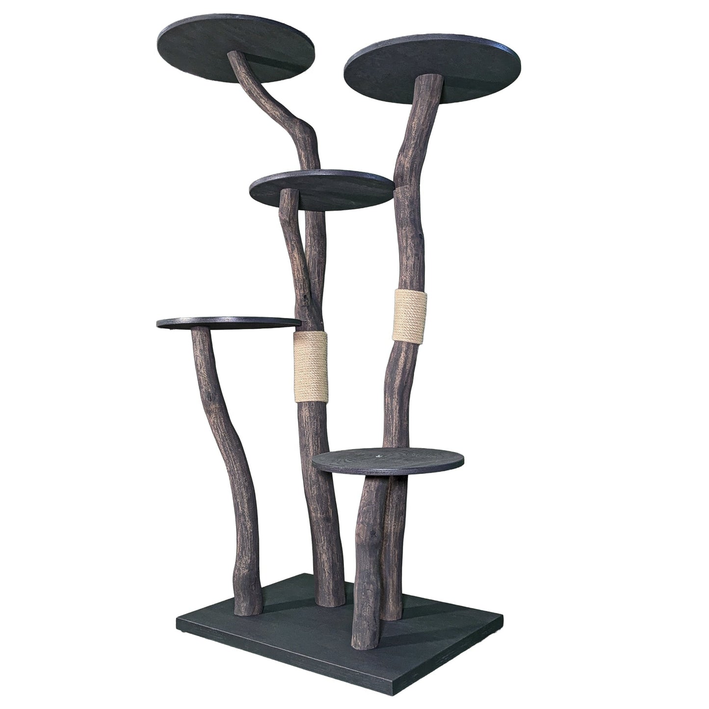 Outdoor Natural Cat Tree 4557 Cat Tree Natural Wood Design 190 cm high