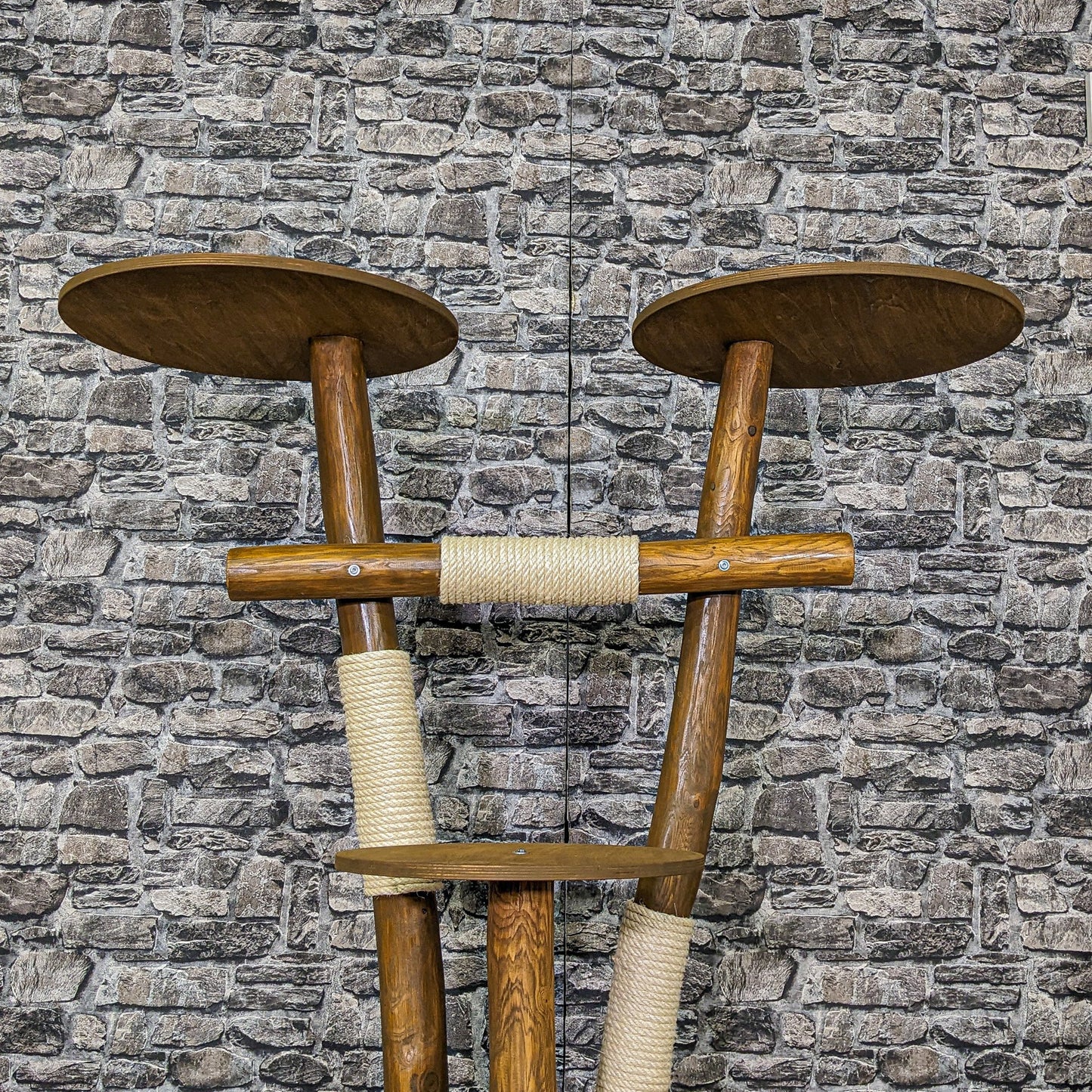 Outdoor Natural Cat Tree CA0009 Cat Tree Natural Wood Design 122 cm high