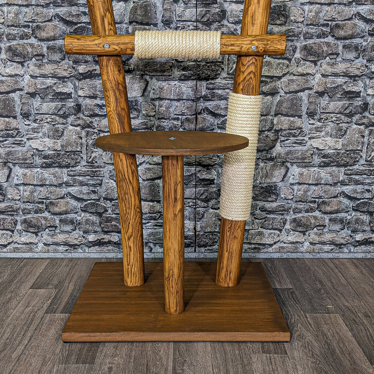 Outdoor Natural Cat Tree CA0010 Cat Tree Natural Wood Design 105 cm high