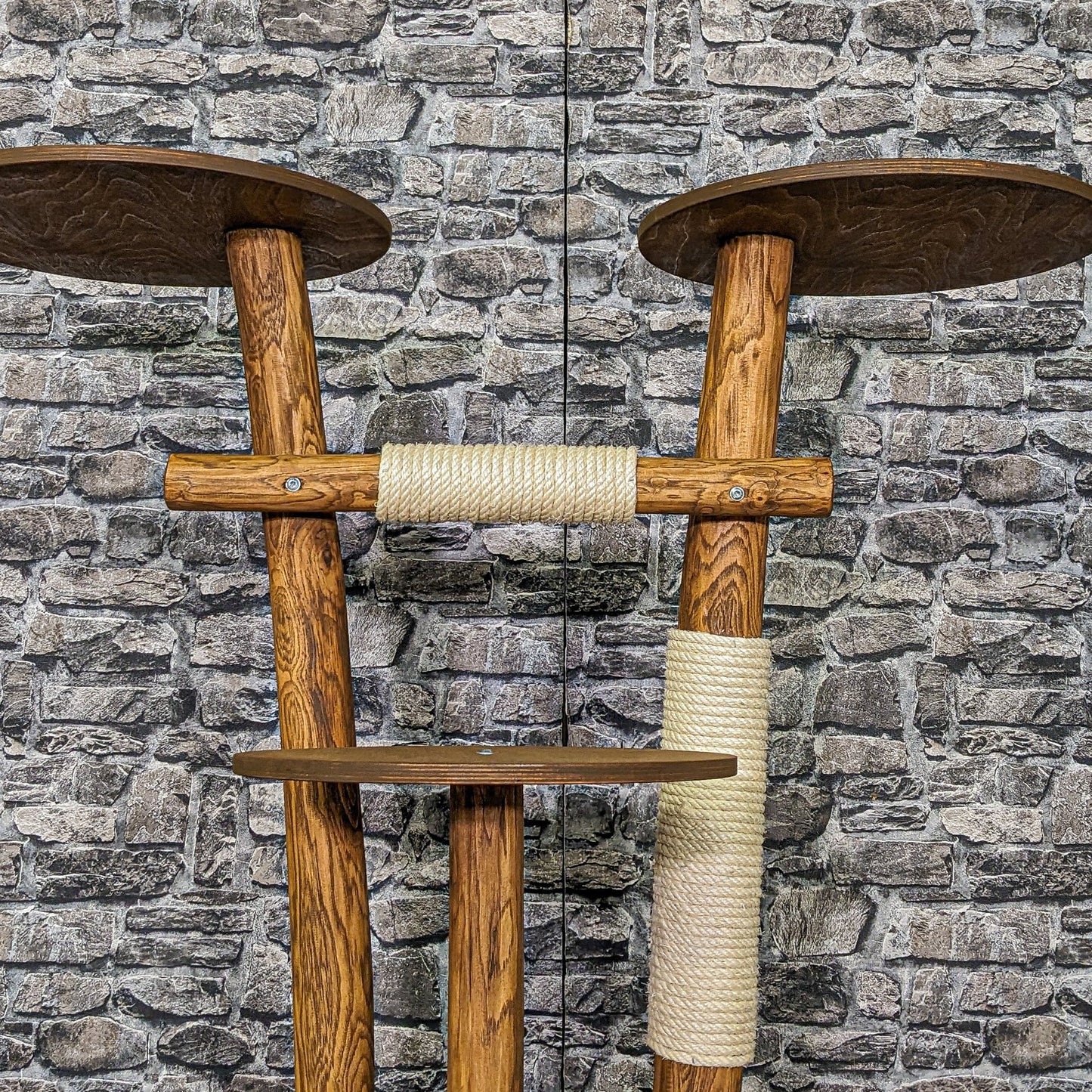 Outdoor Natural Cat Tree CA0010 Cat Tree Natural Wood Design 105 cm high