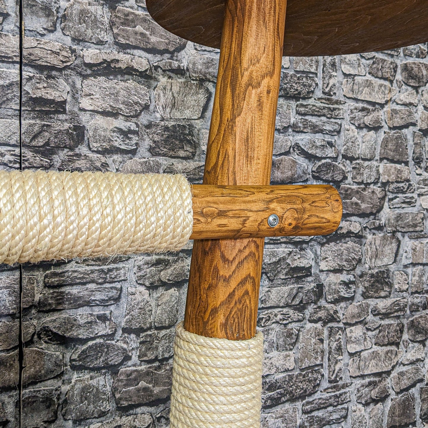 Outdoor Natural Cat Tree CA0010 Cat Tree Natural Wood Design 105 cm high