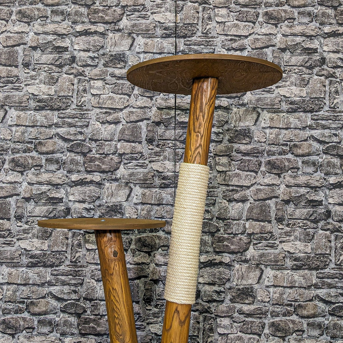 Outdoor Natural Cat Tree CA0012 Cat Tree Natural Wood Design 105 cm high