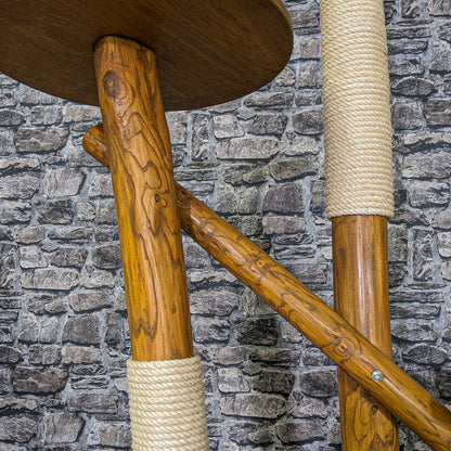 Outdoor Natural Cat Tree CA0015 Cat Tree Natural Wood Design 155 cm high