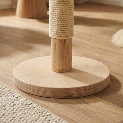 Scratching Post CS0016 Natural Wood Design Cat Tree 85 cm high Natural Cat Tree