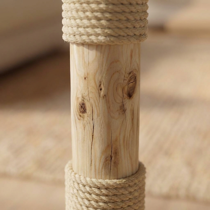 Scratching Post CS0017 Natural Wood Design Cat Tree 100 cm high Natural Cat Tree